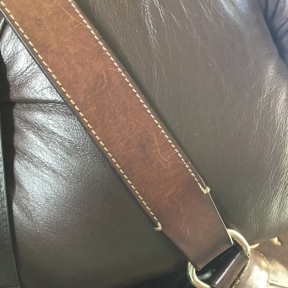 Dooney And Bourke Pebble Leather Medium Hobo Bag - Picture 14 of 16